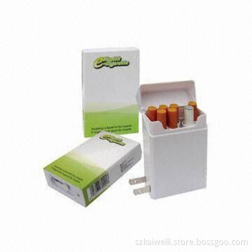 Mini Electronic Cigarettes Kit with 6 Pieces Cartridges and Wall Charger, 100 to 240V Voltages